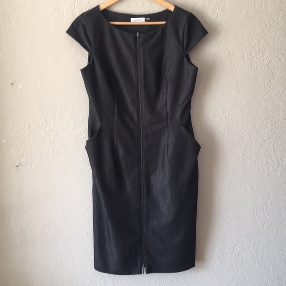 Calvin Klein Dresses & Skirts - Calvin Klein dress with assymetrical side detail